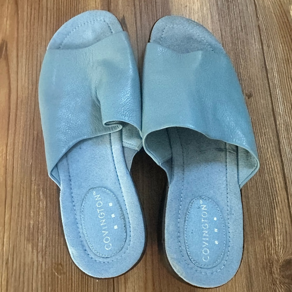 VINTAGE | COVINGTON | LIGHT BLUE | LEATHER - Picture 4 of 4